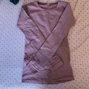 Long sleeve workout top